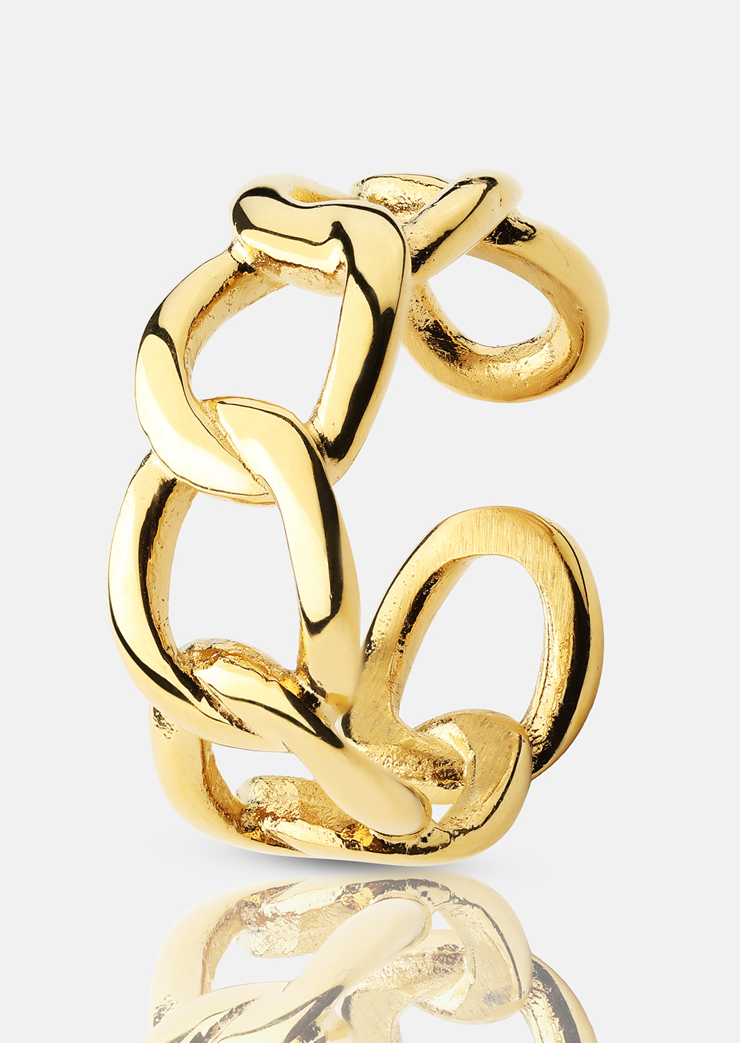 Bague Bold Chain - 18K Plaquée or