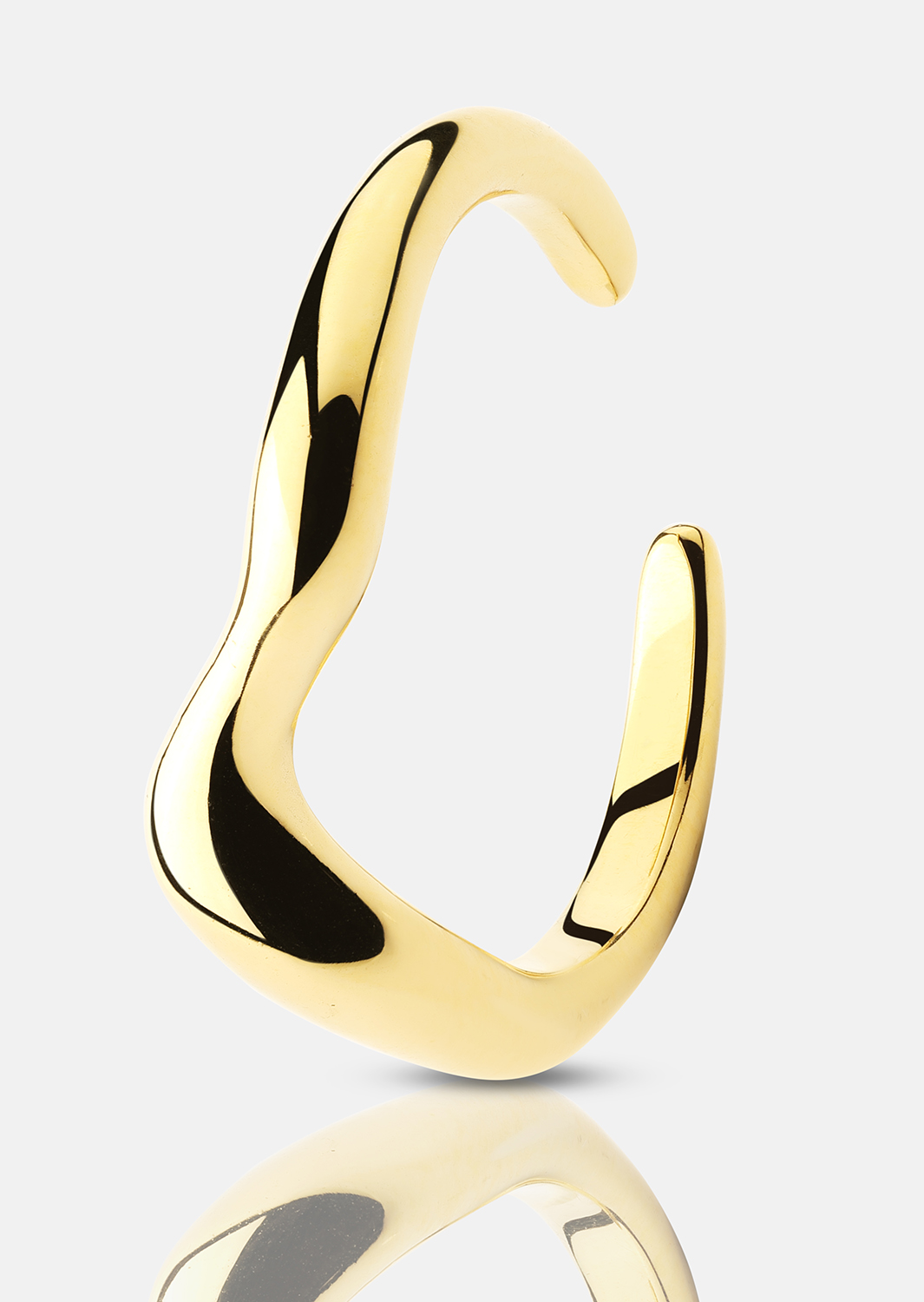 Bague Flow - Plaqué or 18k