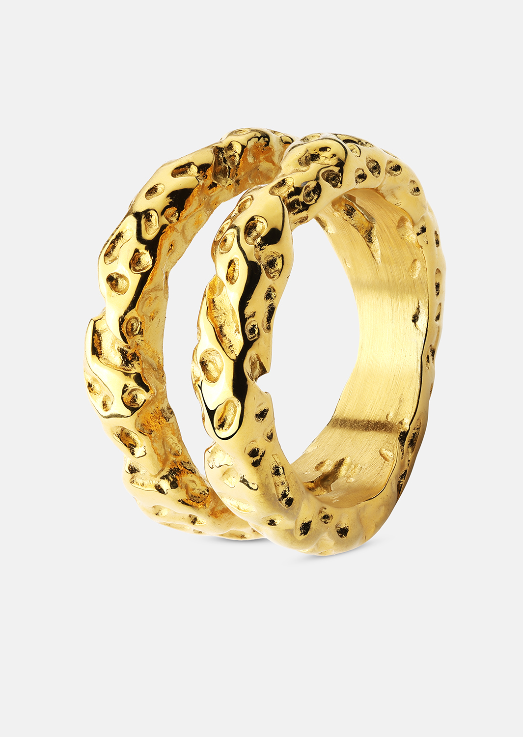 Bague Duo - 18K Plaquée or