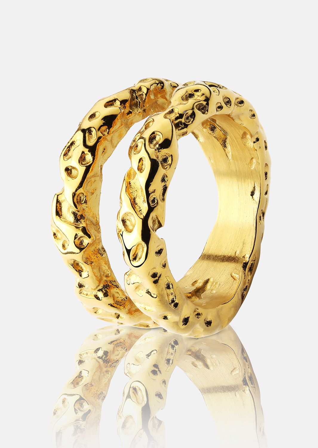 Bague Duo - 18K Plaquée or