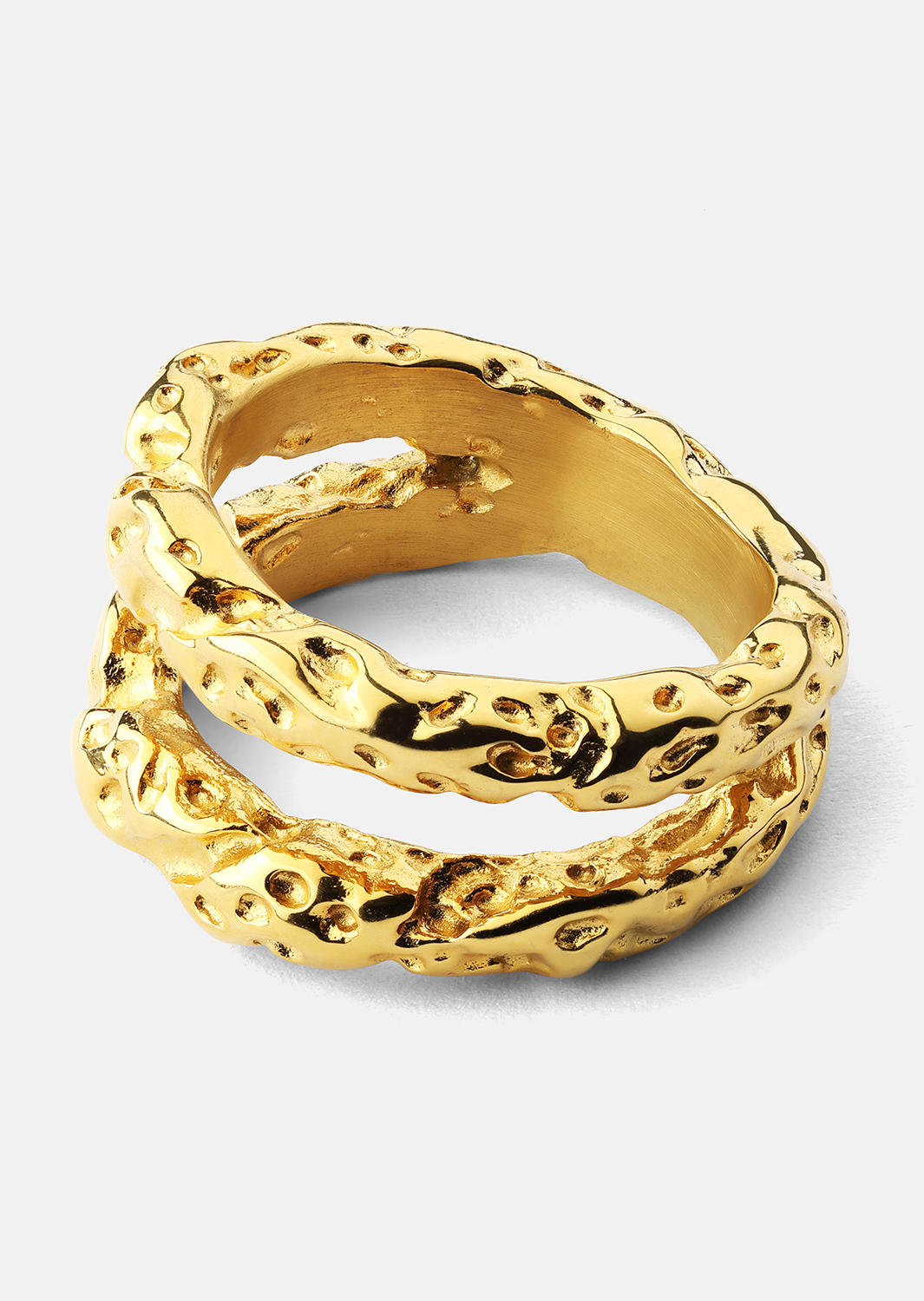 Bague Duo - 18K Plaquée or