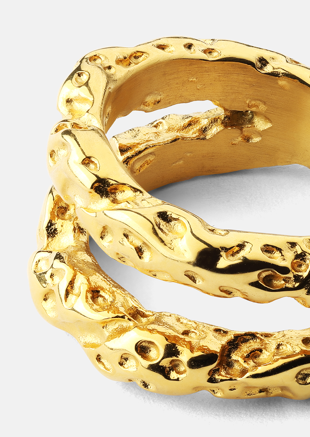 Bague Duo - 18K Plaquée or