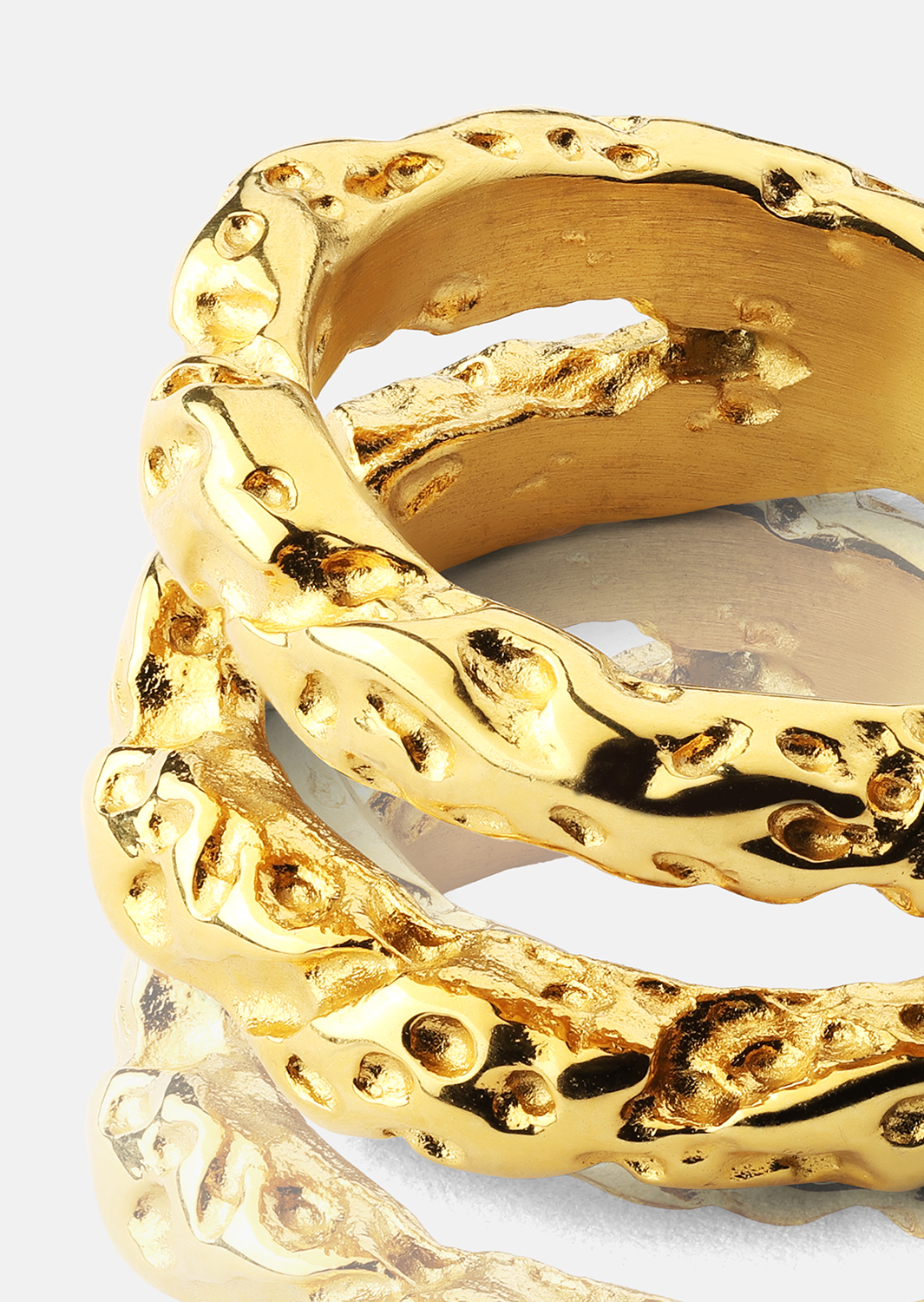 Bague Duo - 18K Plaquée or