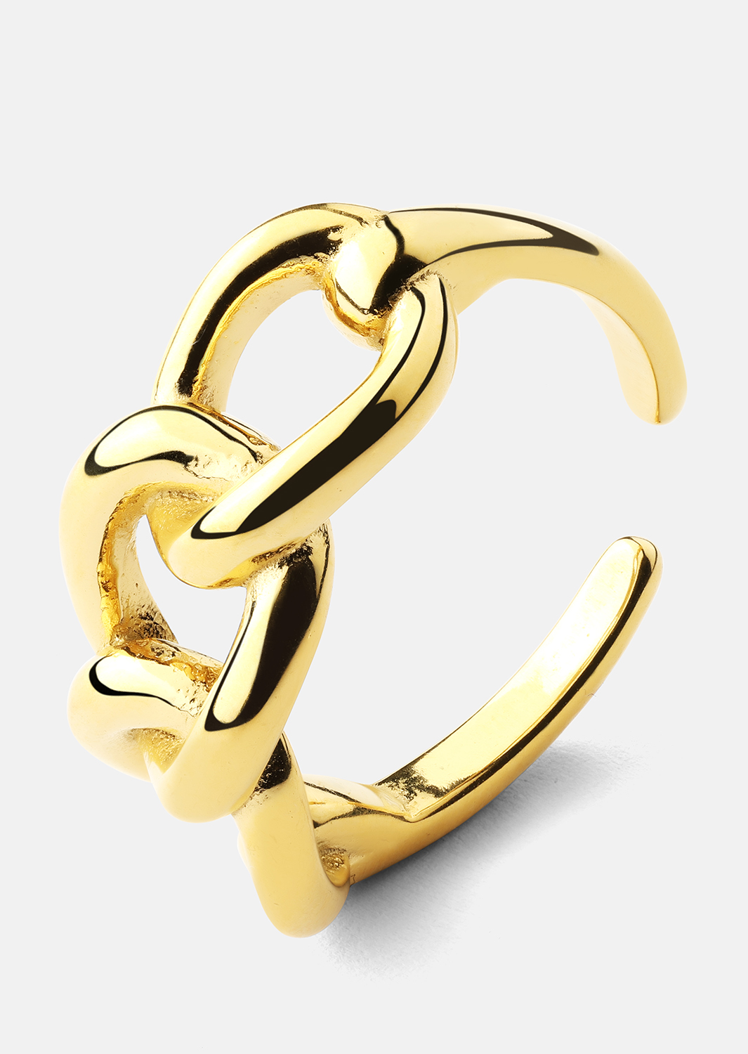 Bague Golden Link - 18K Plaquée or