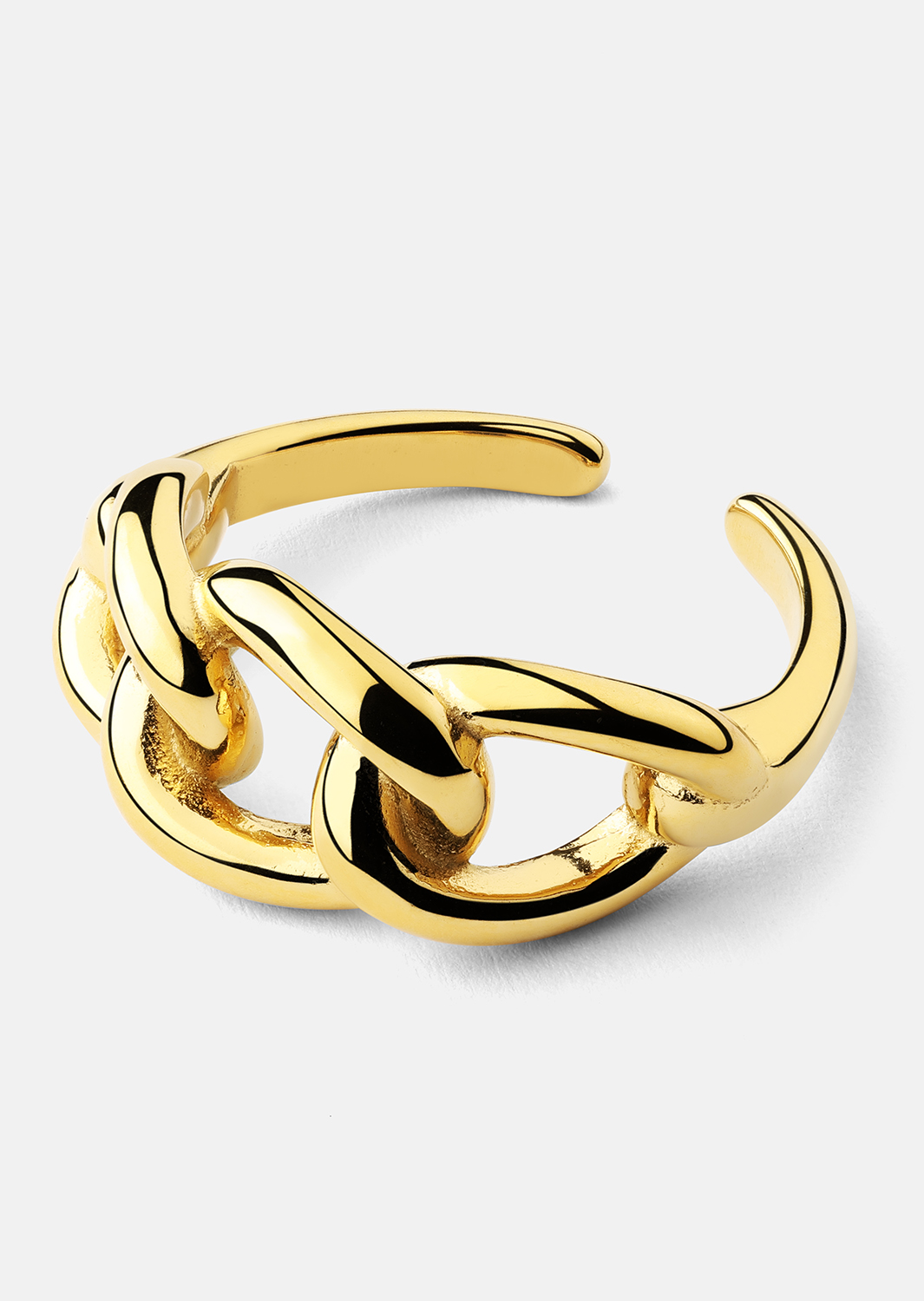 Bague Golden Link - 18K Plaquée or