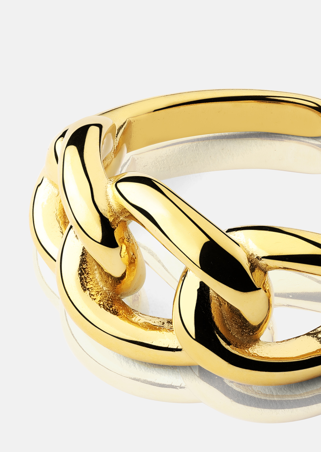 Bague Golden Link - 18K Plaquée or