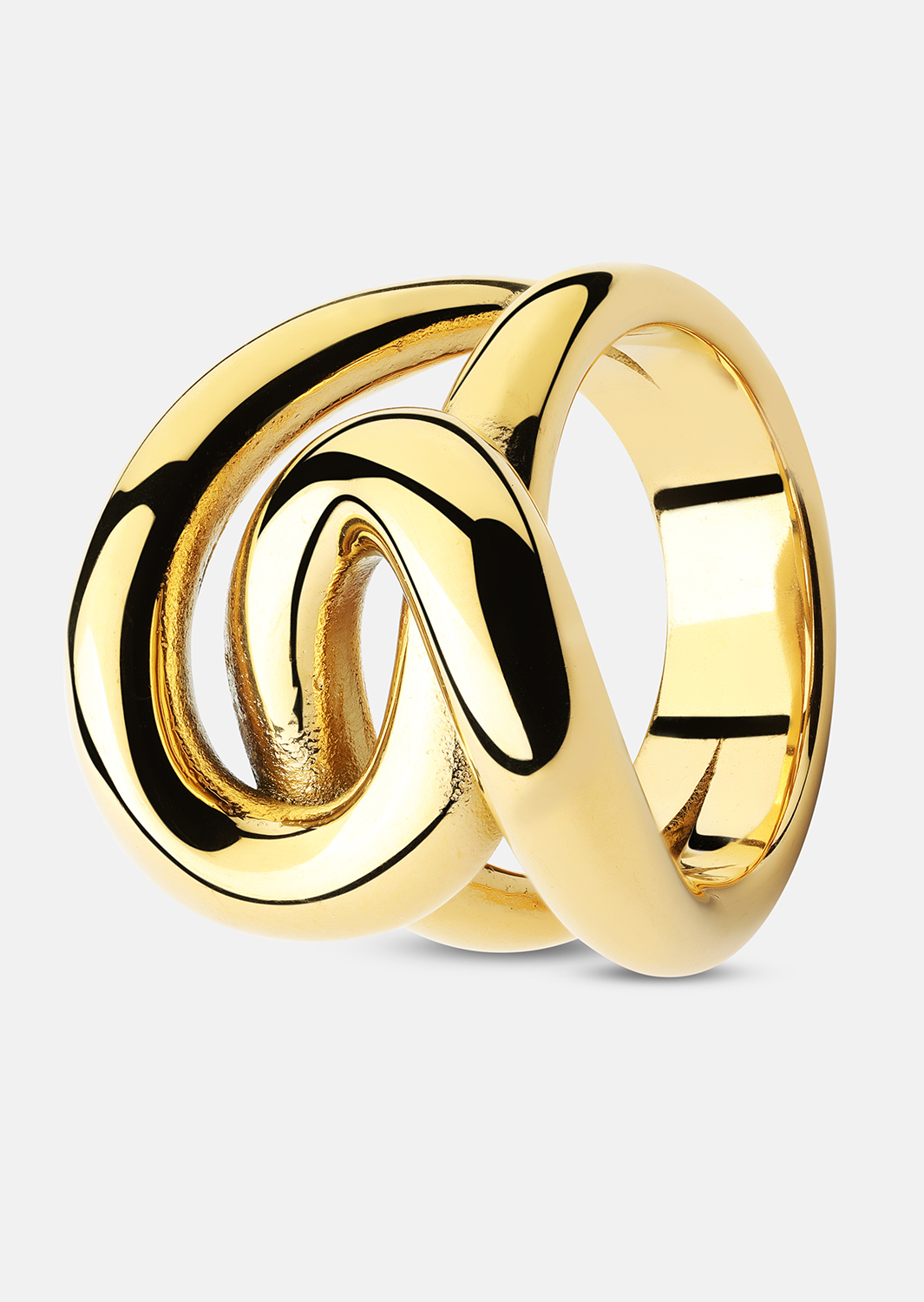 Bague Infinity Knot - 18k Plaquée or