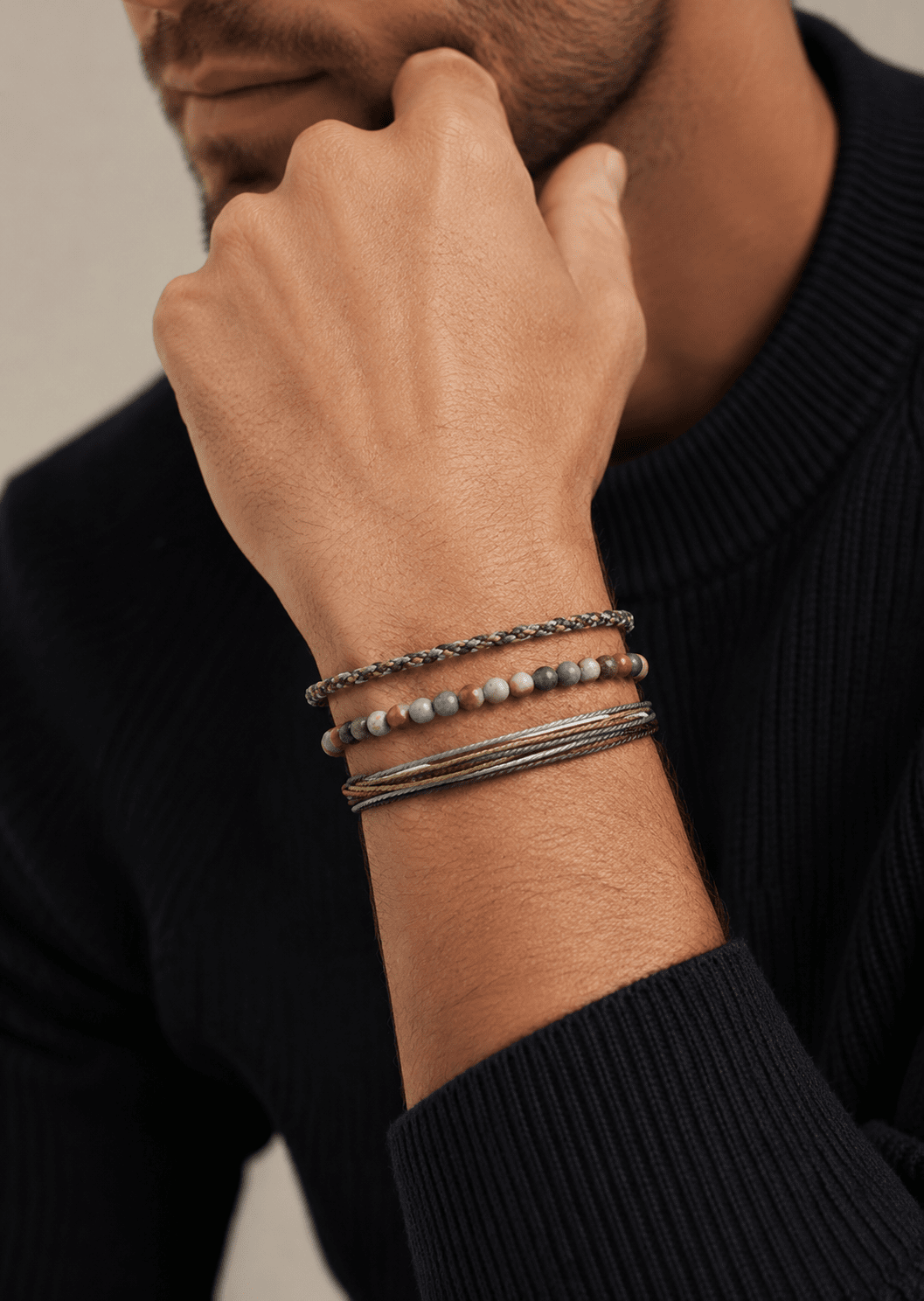 Bracelet cordon Triton Weave